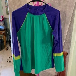 Prana long sleeve athletic top, LG